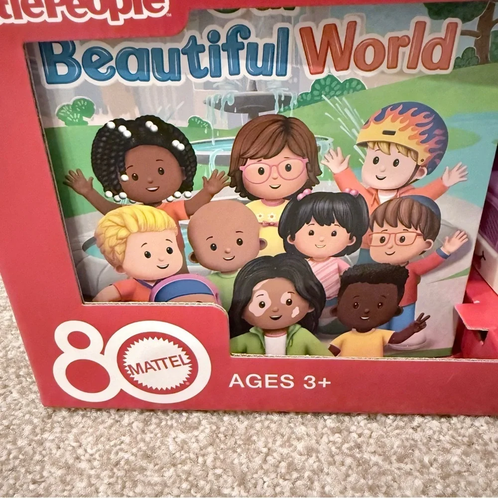 NWB Mattel Fisher Price Limited Edition Little people ice cream truck gift set